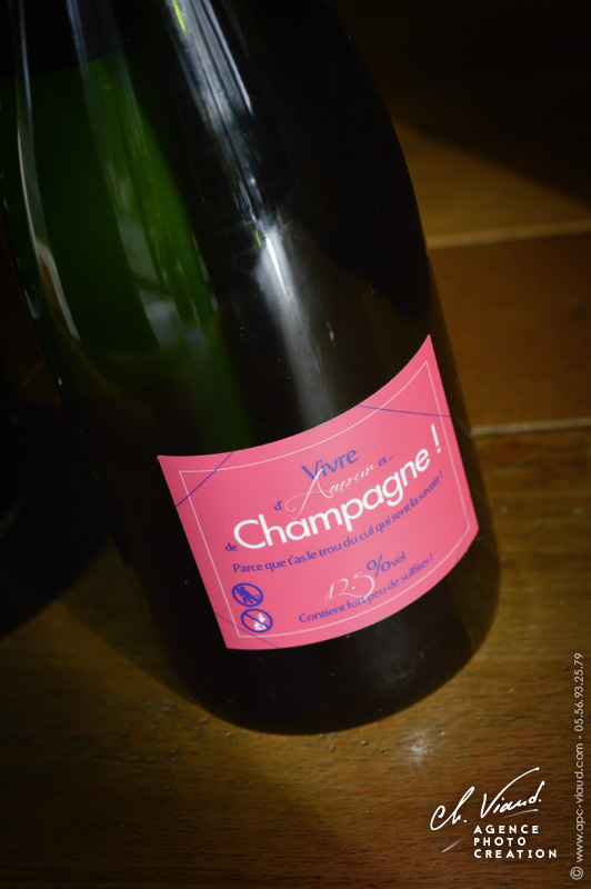 Etiquette de Vin Champagne personnalisée