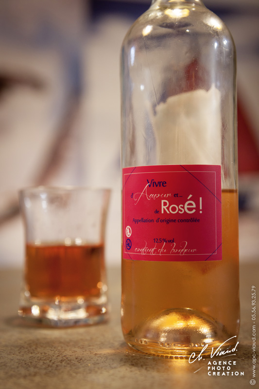 Etiquette de Vin rosé personnalisée