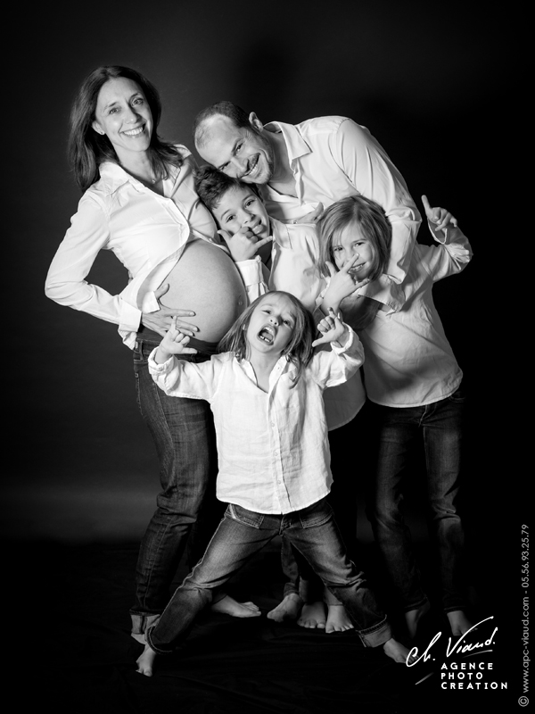 Photo famille délire pendant la grossesse