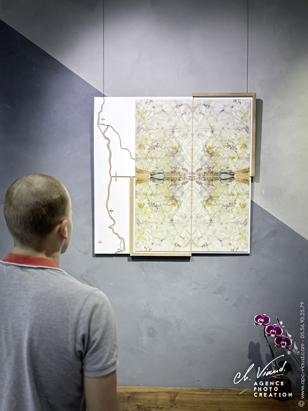Montage avec impression sur papier coton d'art william turner hahnemuhle